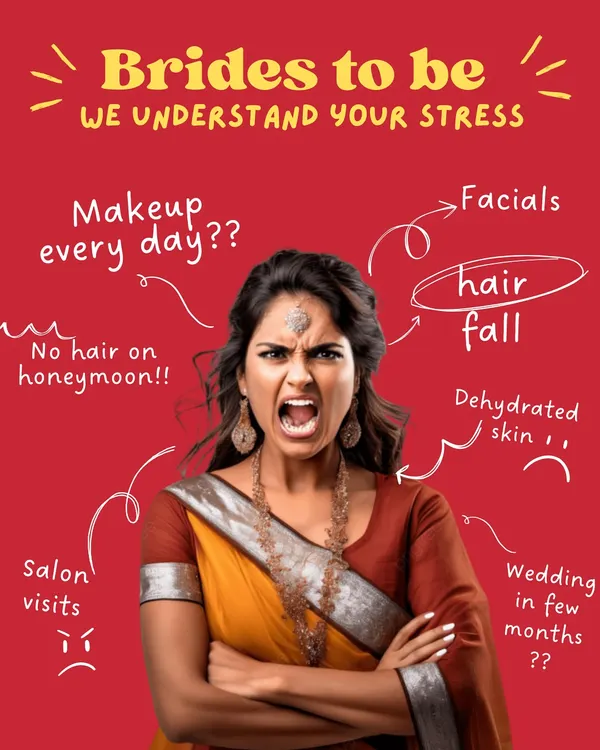 I understand the stress brides face. From hair fall to dehydrated skin and the pressure of daily makeup for events, it can feel overwhelming. My job is to take the guesswork out of your skincare so you can focus on your big day.