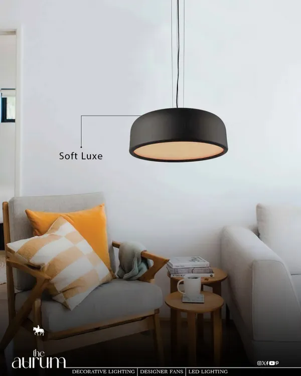 This simple, elegant drum pendant embodies my philosophy of "soft luxe." It doesn't scream for attention but provides a quiet, lasting, and unforgettable presence in the room.