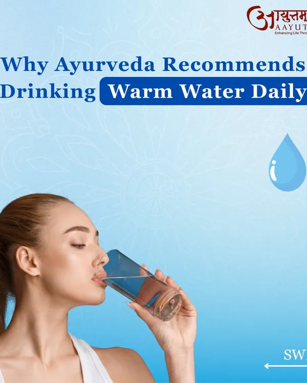 I often recommend starting the day with warm water. This simple daily habit is a powerful tool in Ayurveda for improving digestion, detoxifying the body, and balancing your doshas.