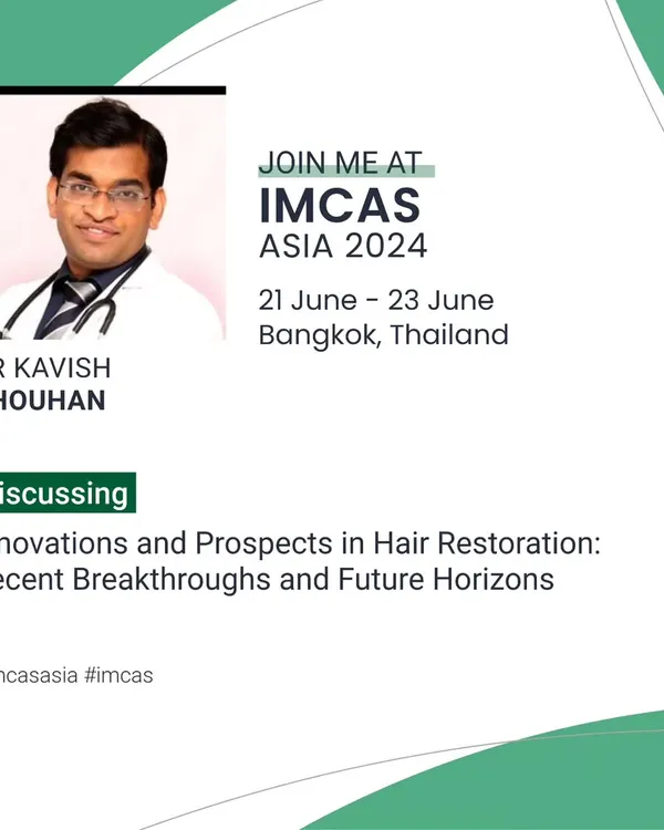 I was honored to serve as the Chairperson for the Hair Restoration session at IMCAS Asia 2024 in Bangkok. At the event, I discussed recent breakthroughs and the future of hair restoration, sharing the stage with leading experts from around the world.