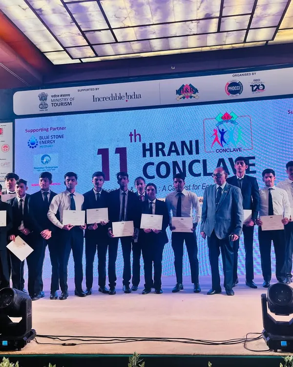 Our students take center stage at the 11th HRANI Conclave, a major event for hospitality and tourism professionals. We ensure our students get direct exposure to the industry, networking with leaders and gaining invaluable experience long before they graduate.