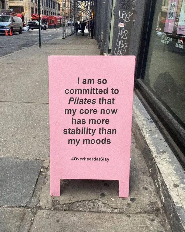 The only thing stable in my life is my core, and I'm not mad about it. This is the kind of stability we build here.