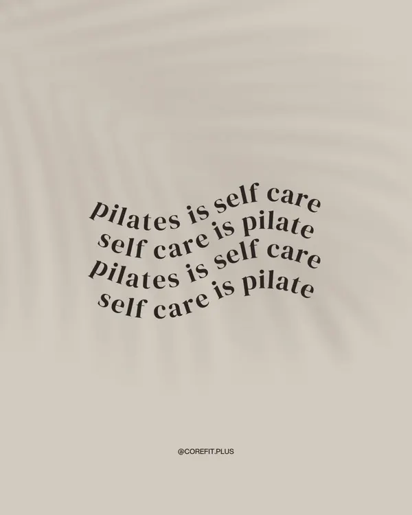 Pilates is self care. Self care is Pilates. It is not a luxury, but a necessity for tuning in, finding your balance, and showing up for yourself.