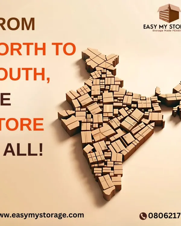 From North to South, we store it all. Our services span across India, providing secure household and business storage with doorstep pickup and delivery, no matter where you are.