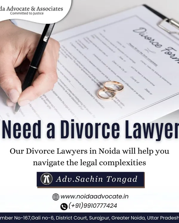 If you need a divorce lawyer in Noida, I am here to help you navigate the legal complexities. I offer expert guidance at every step of the process to ensure your rights are protected.