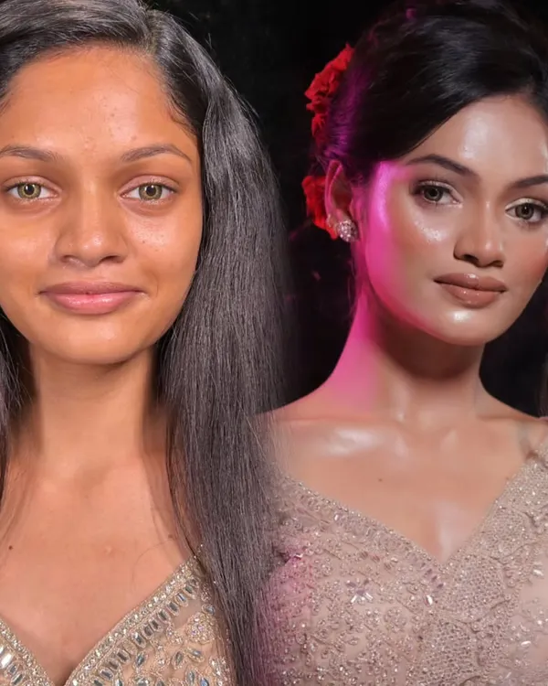 This is the power of technique. A flawless, luminous glass skin finish that looks like second skin, created during one of my masterclasses. This is the kind of transformation you will learn to master.