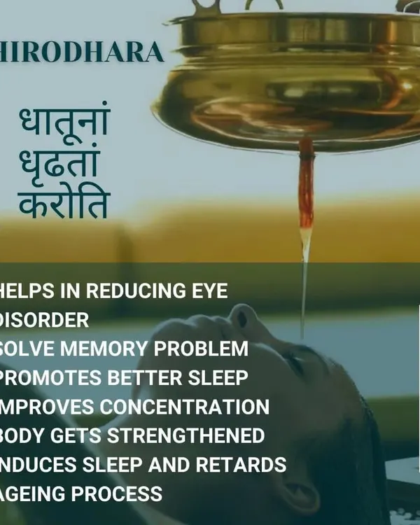 Shirodhara is more than just a relaxation technique; it strengthens the body and mind. This therapy is known to improve concentration, solve memory problems, and even slow the aging process by promoting deep rejuvenation.