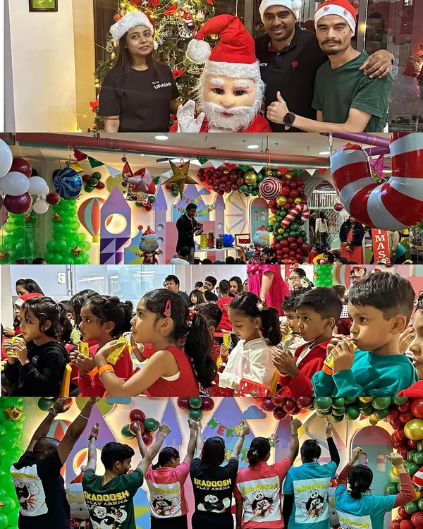 This Christmas, Skadoosh turned into a winter wonderland. We hosted a magical party with a magic show and a grand meet-and-greet with Santa Claus himself.
