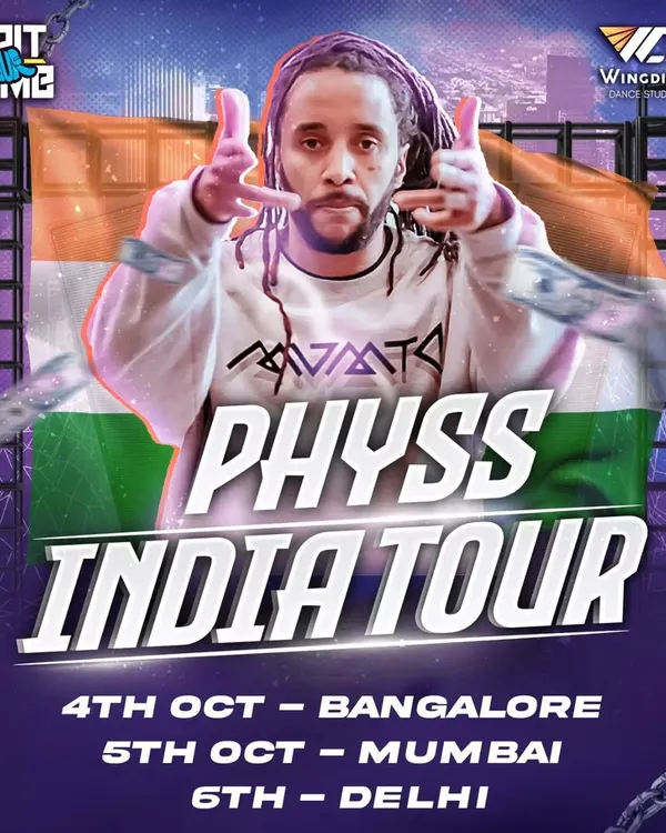 We were thrilled to host Physs from France for his India tour. Bringing international faculty to our studio gives our students a global perspective on hip-hop dance and culture.