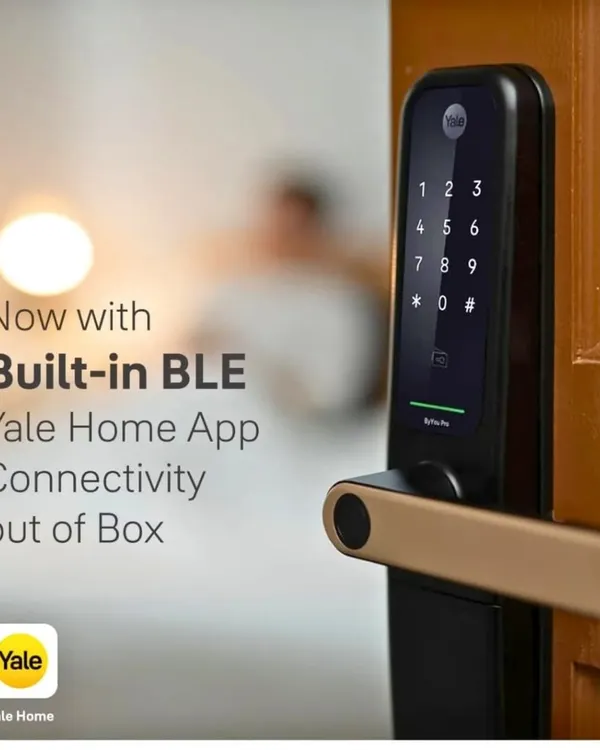 Experience seamless connectivity with the Yale Home App. This lock features built-in Bluetooth Low Energy (BLE) for out-of-the-box smartphone integration, allowing you to manage access and monitor your door's status directly from your phone.