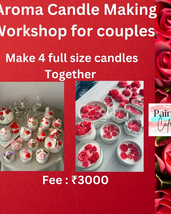 My Valentine's special offer for an Aroma Candle Making Workshop for couples.