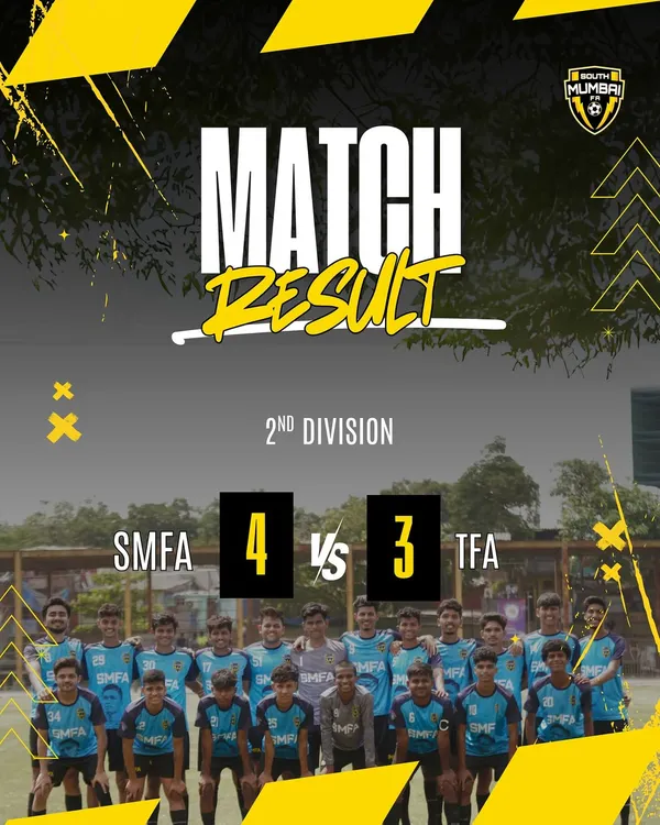 Full-time result: A thrilling 4-3 win for our Second Division team. A well-earned victory that showed character and composure.