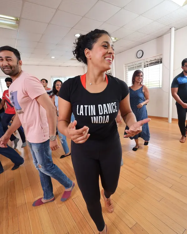 That smile is the look of someone discovering the joy of dance for the first time. My beginner classes are all about creating a positive and encouraging atmosphere where you can learn and have fun.