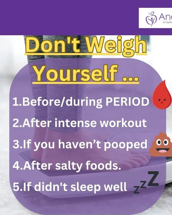 Don't let the weighing scale demotivate you. This infographic explains why your weight can fluctuate due to normal bodily processes, helping you track your progress in a healthier, more informed way.