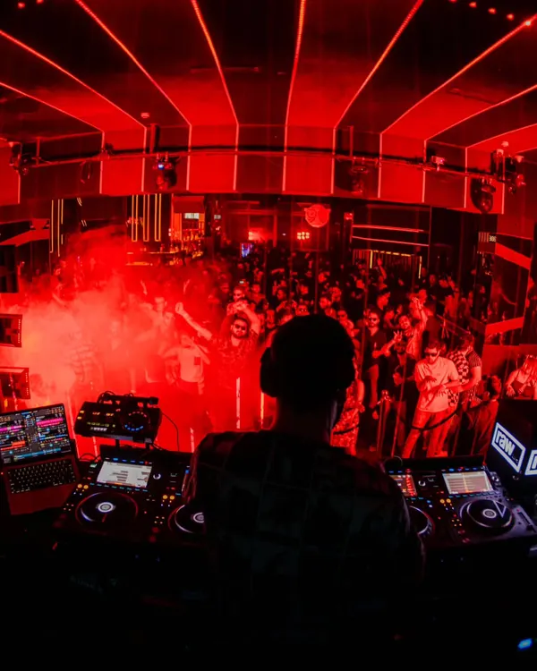 This is what it's all about: a sea of people, lost in the music under the glow of the stage lights. I live for creating these moments where the energy of the crowd and the beat become one.