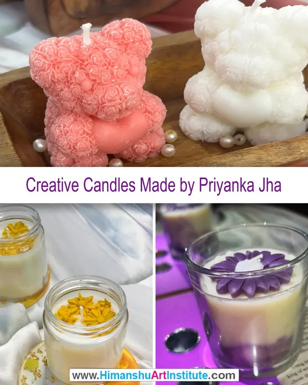 A beautiful collection of handmade candles, from decorative teddy bears to elegant jar candles. Our candle making workshops cover different types of wax and design techniques.
