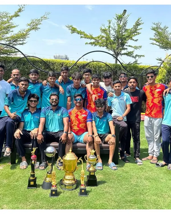 This is what victory looks like. Our team celebrating with the championship trophies after winning both the T20 and Test series during our 2024 Dehradun tour. We don't just participate; we play to win.