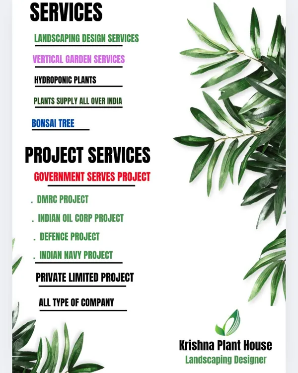 An overview of our primary services, including landscaping design, vertical gardens, and plant supply, as well as our experience with major government and private projects.
