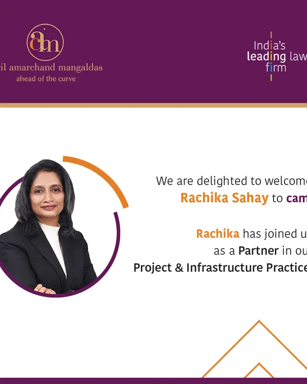 We are delighted to welcome Rachika Sahay as a Partner in our Project & Infrastructure Practice, strengthening our capabilities in handling large-scale project finance deals.