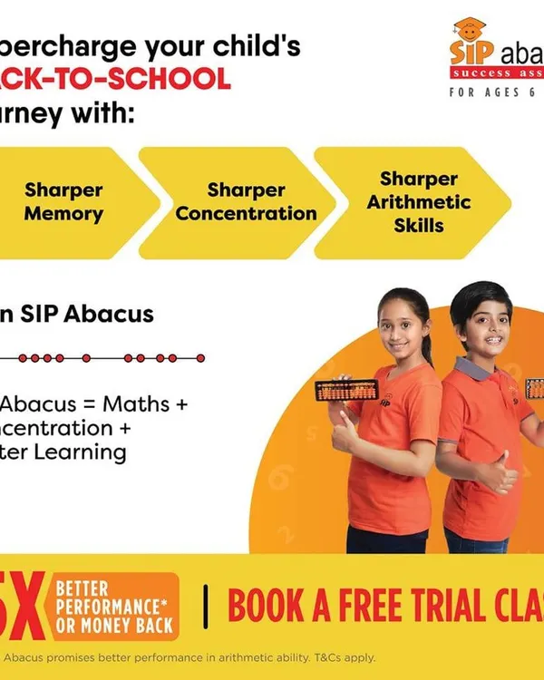 My program is designed to give your child a complete academic boost. We focus on sharpening memory and concentration, which leads to much stronger arithmetic skills and better performance in all subjects. You can book a free trial class to see it for yourself.