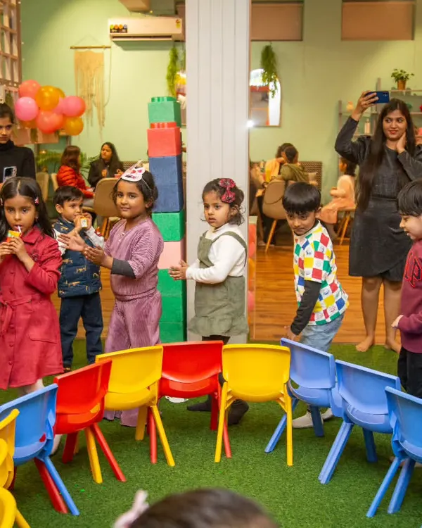 A classic game of musical chairs is always a party favorite! The anticipation and excitement are contagious.