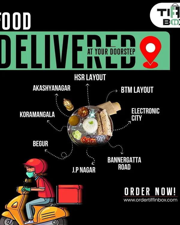 Food delivered right to your doorstep! We cover many areas in Bangalore including HSR Layout, Koramangala, BTM Layout, Electronic City, and more. Order now from our website for easy delivery.