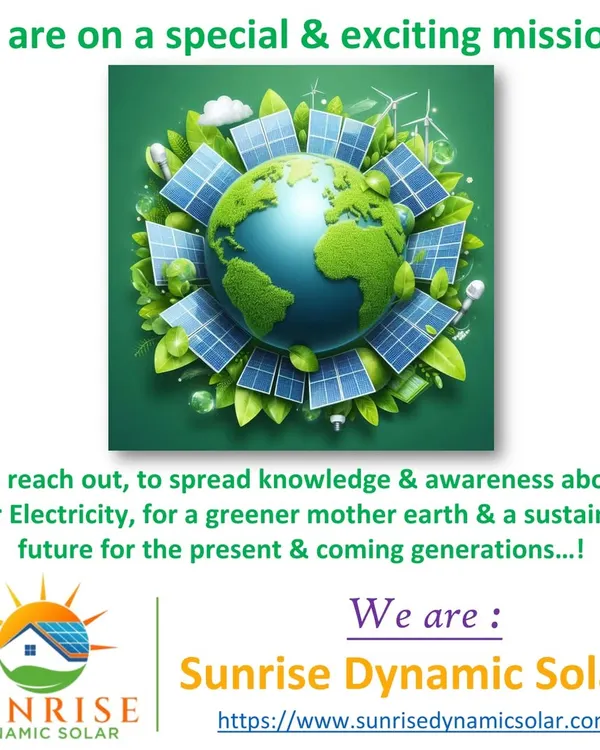 My mission is simple: to spread awareness about solar electricity for a greener mother earth. I am committed to helping create a sustainable future for the present and coming generations.