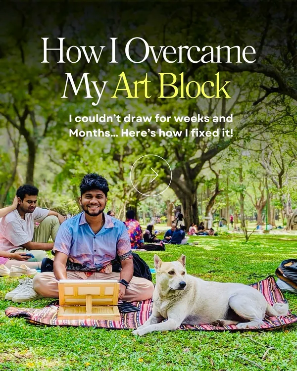 Stuck in an art block? I was too. This series shares how I overcame it by stopping forcing it, switching mediums, and allowing myself to rest. Creativity always returns.