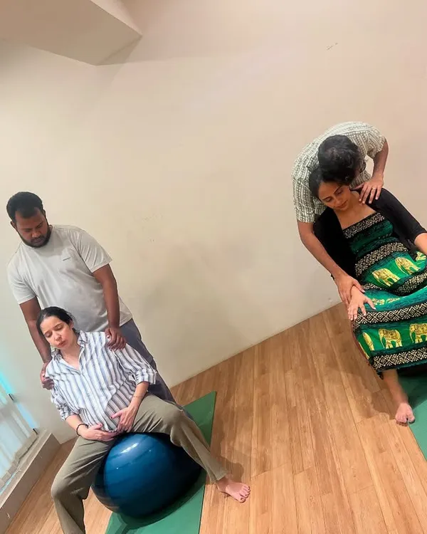 I believe partners are your greatest allies in the birth room. In my workshops, I teach them hands on techniques like counter pressure and massage, transforming them from bystanders into confident, active birth partners who can provide real comfort.