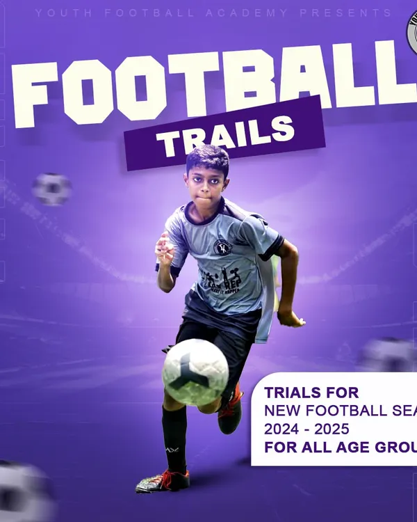We are holding football trials for the new 2024-2025 season for all age groups. This is your chance to join a competitive team and benefit from progress tracking and consistent feedback.