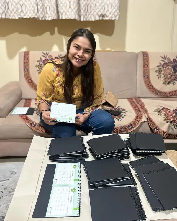This is a really special photo for me. I’m sitting with my first-ever bulk order, feeling so grateful and a little overwhelmed. It’s moments like these that keep me going.