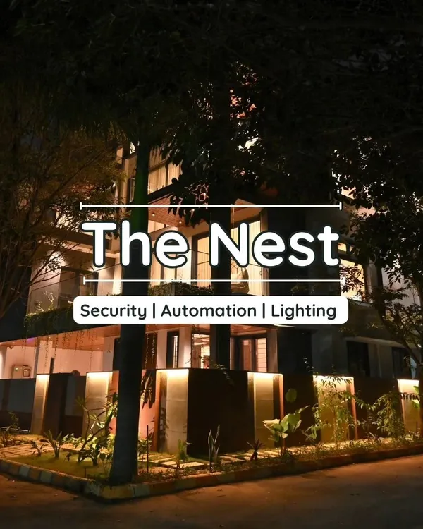 A preview of "The Nest," one of our projects focusing on security, automation, and lighting. Our goal is to create homes that are not only smart but also welcoming and secure from the moment you arrive.