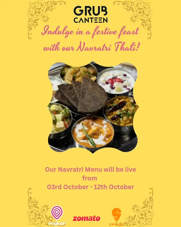 My special Navratri Thali, designed for those observing the fast. It is a complete meal that is both delicious and compliant with fasting rules, available for a limited time.
