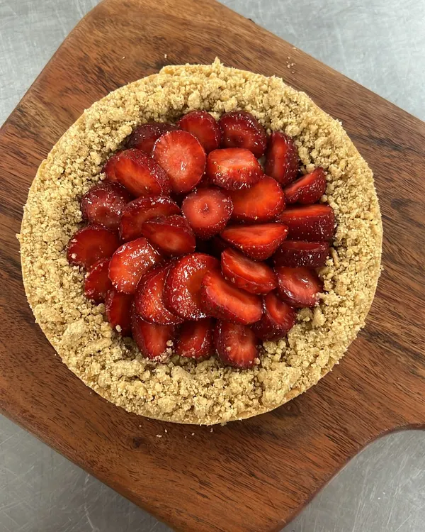 This strawberry tart is the tart of your dreams. It's one of the first things we made at the Amaury Guichon Pastry Academy and it remains my absolute favorite, with delicious layers and textures.
