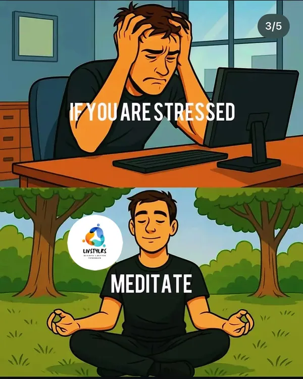 If you are feeling stressed, one of the most powerful things you can do is meditate. Taking just a few minutes to sit in stillness can calm your nervous system and bring clarity to your mind.