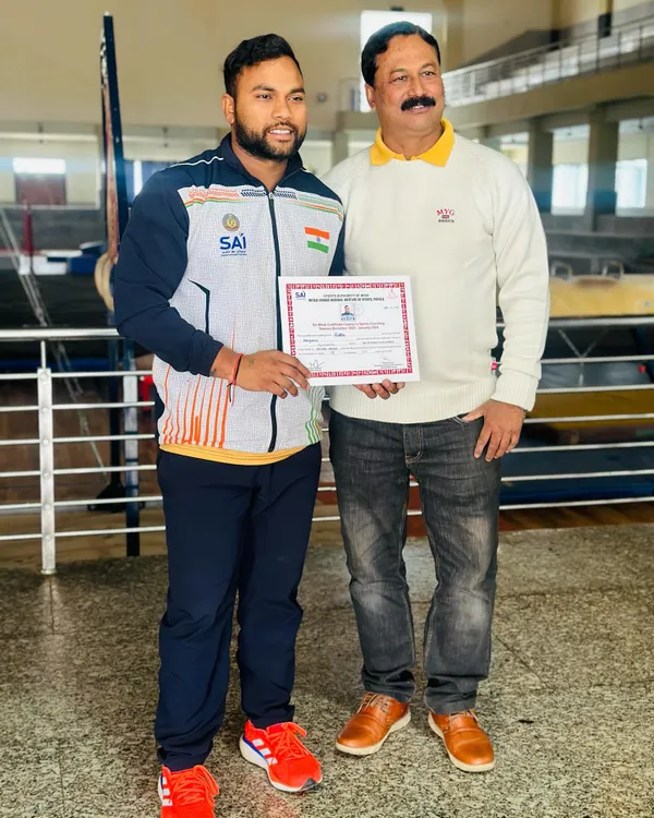 My qualifications are from the best. Here I am after successfully passing my Netaji Subhas National Institute of Sports (NIS) course with an 'A' Grade, a certification from the Sports Authority of India.