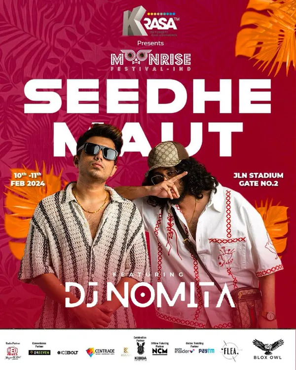 So excited to have played a hip hop set for the incredible Seedhe Maut and Krsna at the Moonrise Festival in Delhi. Sharing the stage with such huge names was an amazing experience.