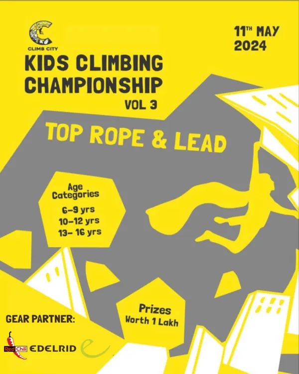 We're super stoked to have top gear partners on board for our Kids Climbing Championship Vol 3. Their support helps us make these events a huge success for the entire climbing community.
