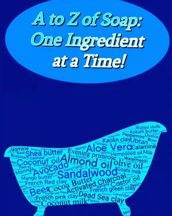 Kicking off my A-to-Z of soap ingredients series! This word cloud shows just a fraction of the amazing natural ingredients I love to use in my cold process soaps.