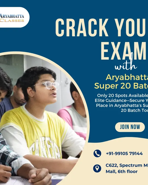 An inside look at our focused classroom setting. With only 20 spots available for elite guidance, our Super 20 Batch is designed for unstoppable success in competitive exams.