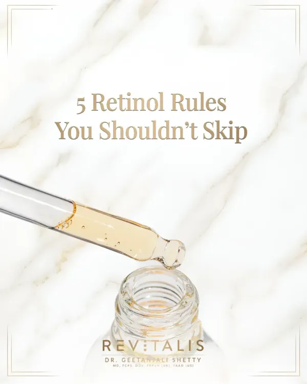 5 Retinol Rules You Shouldn't Skip. Retinol is a transformative anti-aging ingredient, but application is everything. This carousel outlines the non-negotiable rules for using it correctly to get all the benefits without the irritation.