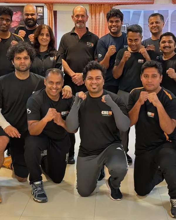 Our team of instructors and senior students with KMG founder Master Eyal Yanilov during his two-day expert training visit to Mumbai.