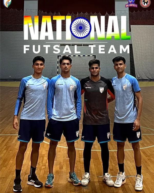 Four of our players who made it to the Indian National Futsal Team. This is what we mean when we say we hunt dreams.
