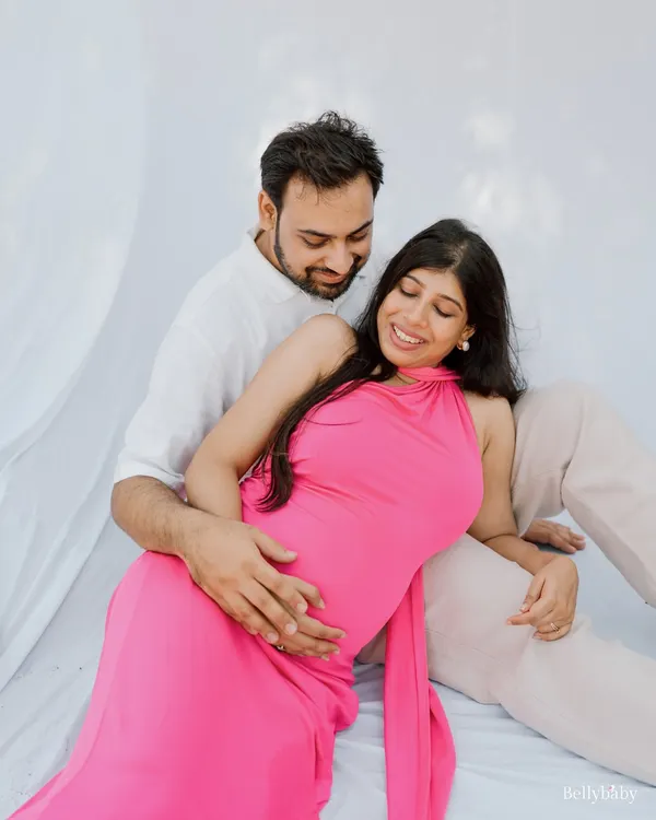 A quiet moment just for the two of you, feeling the gentle promise of the new life you've created together. This is the kind of intimate connection I love to capture in my couple maternity portraits.