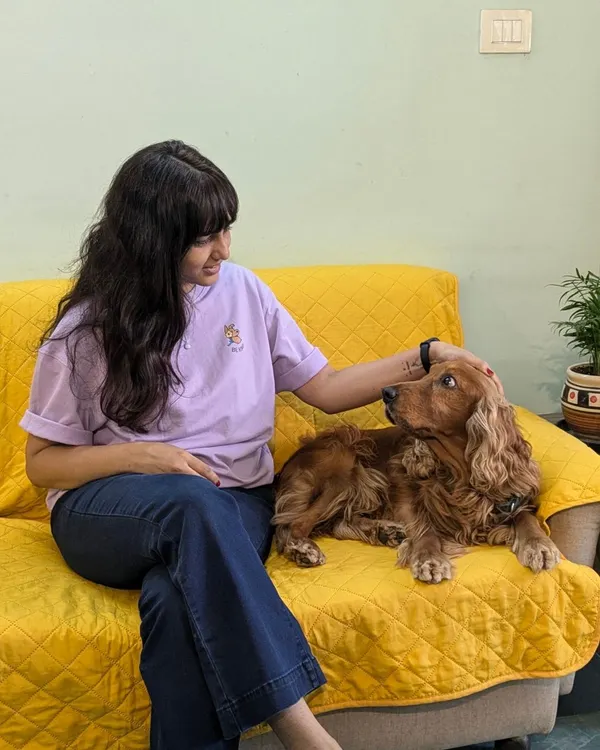 Just a quiet Sunday moment at home with my cocker spaniel, Drogo. Our bond is what inspires me to help others find the same connection.