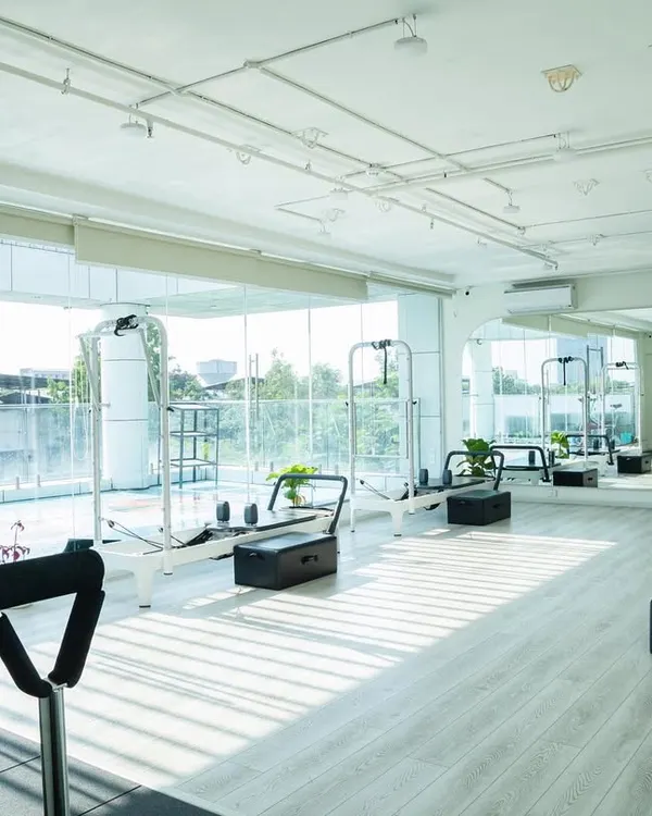 I believe your environment plays a huge role in your workout. Our studio is filled with natural light and equipped with top-of-the-line reformers and yoga gear to create a positive and motivating atmosphere.