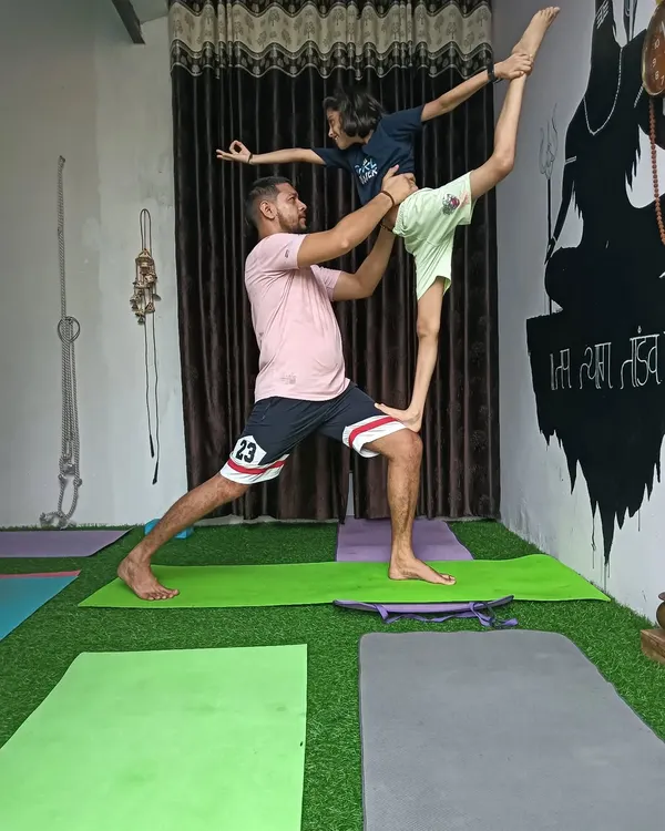 This is what I mean by playful yoga. It's about trust, strength, and having a little fun. With my support, you'll be surprised at what you can do, no matter your age.