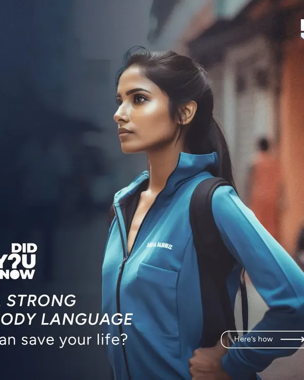 Did you know a strong body language can save your life? This series provides tips on how cultivating confident posture and awareness can act as a deterrent in unsafe situations.