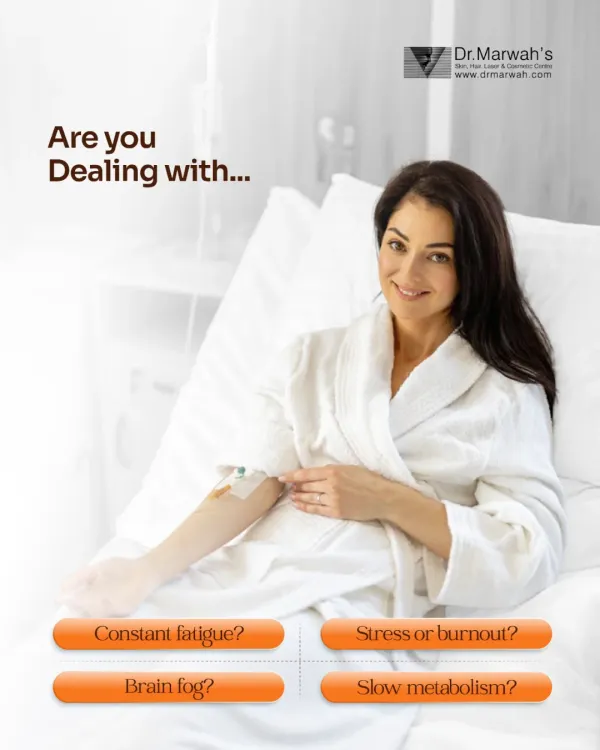 If you are dealing with constant fatigue, brain fog, stress, or a slow metabolism, it may be a sign of deep-rooted cellular fatigue. Our IV NAD+ Therapy is a science-led solution designed to address these issues from the inside out.