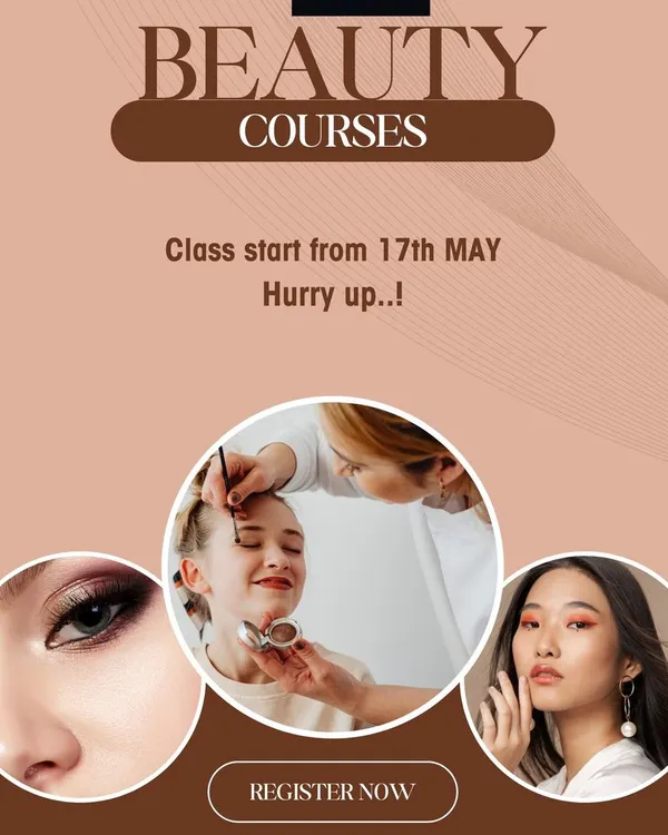Learn professional makeup application in my hands-on beauty courses. This image shows a student getting direct guidance on eye makeup techniques, a core skill we cover for creating everything from natural to glamorous looks.